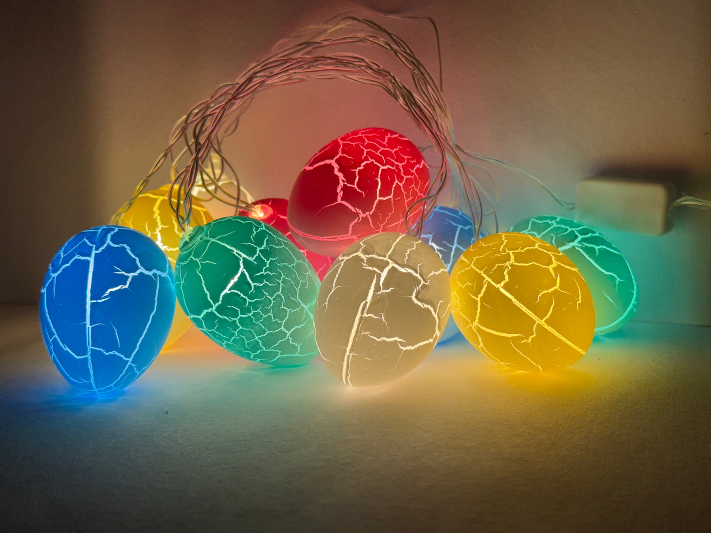 Multicolour Cotton Ball LED String Lights β 4m, 10 LEDs for Home & Festive Decoration