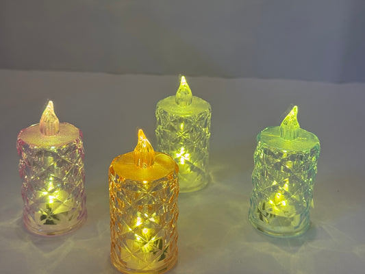 Color Changing LED Tealight Candles – Flameless Multicolor Flickering Lights (Pack of 2)