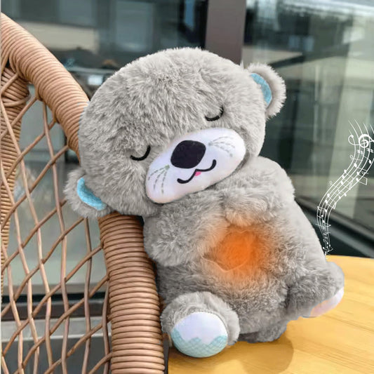 Breathing Teddd – Glowing Sensory Plush with Music & Lights for Baby Sleep & Pla