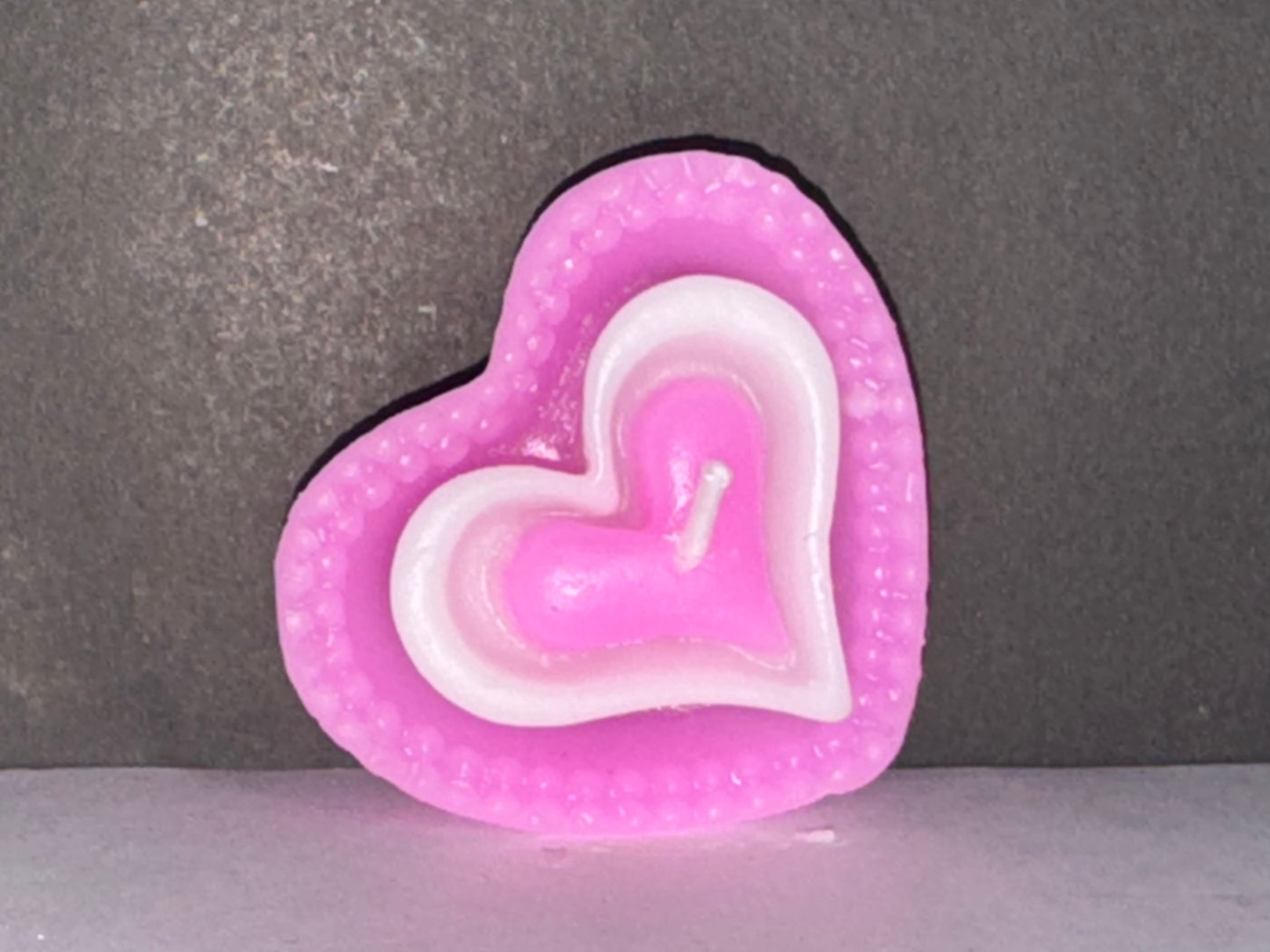 Heart-Shaped Designer Wax Candles – Multicolour Decorative Set of 6 for Diwali & Special Occasions