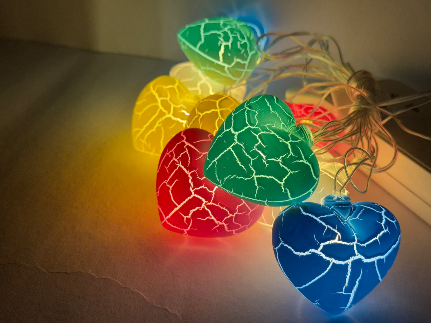Multicolour Cotton Ball LED String Lights – 4m, 10 LEDs for Home & Festive Decoration