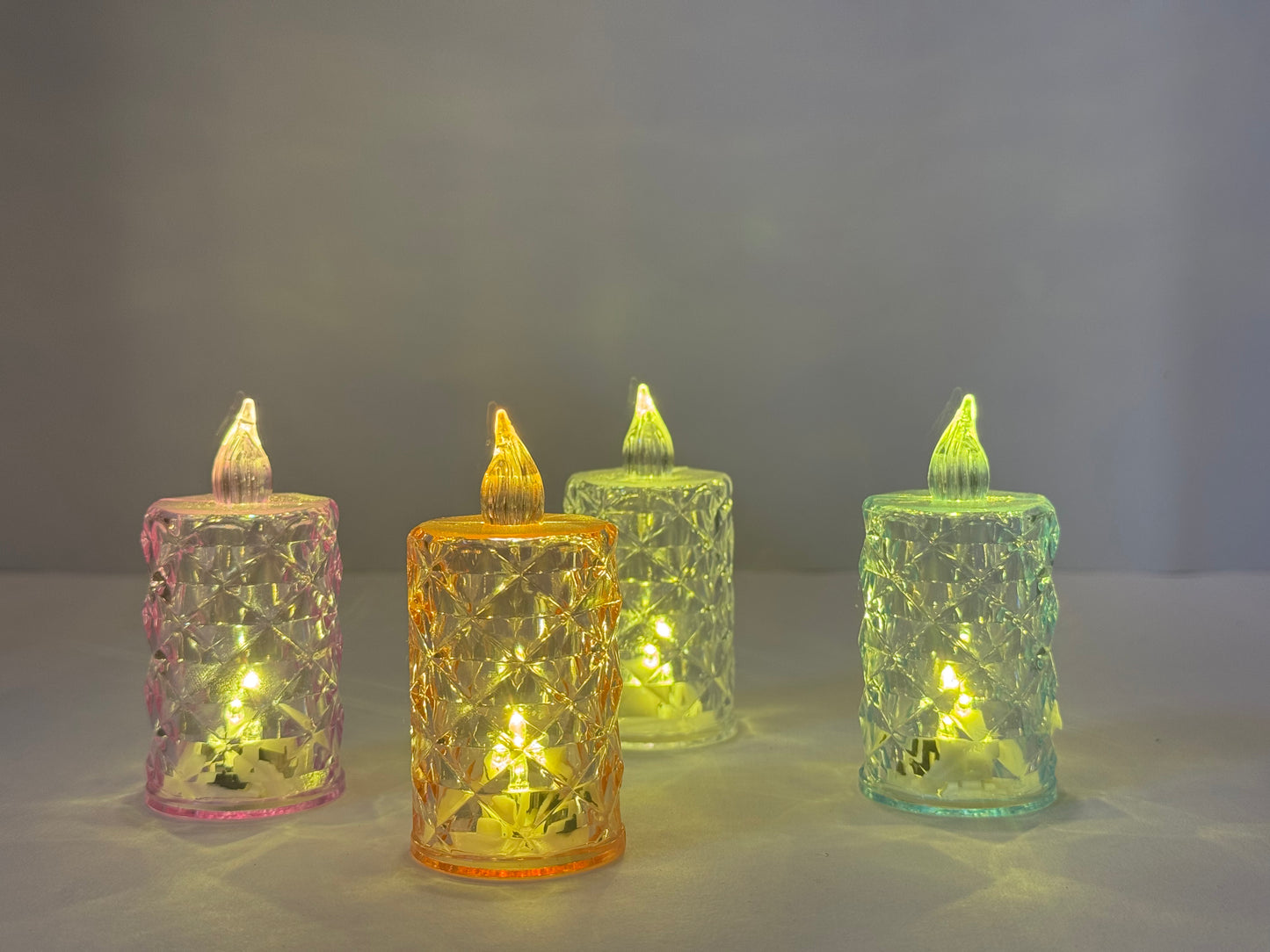 Color Changing LED Tealight Candles – Flameless Multicolor Flickering Lights (Pack of 2)