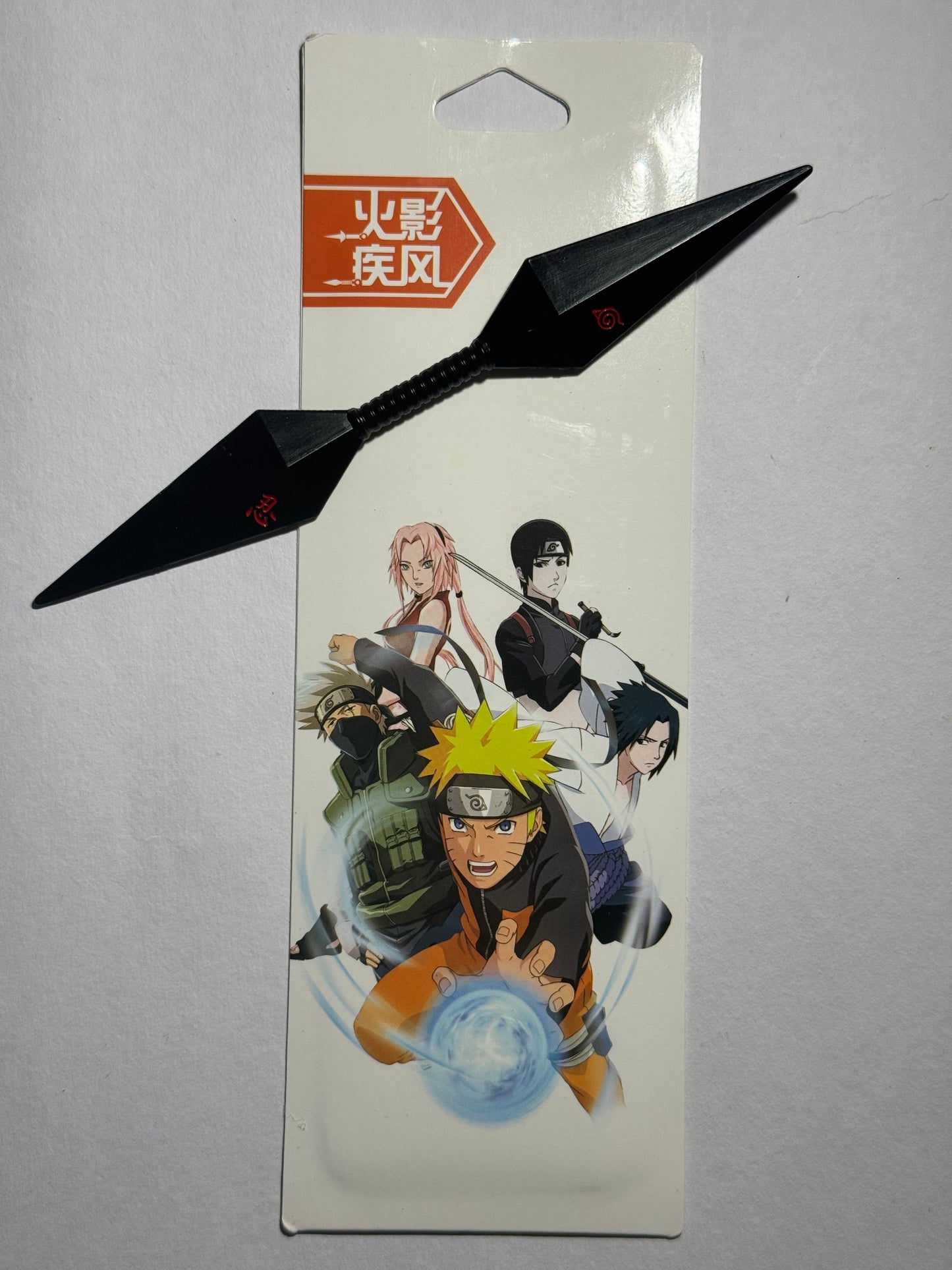 Asuma’s Chakra Blade – 3D Printed Kunai Toy | Metallic Black Anime Replica (1 Pc)