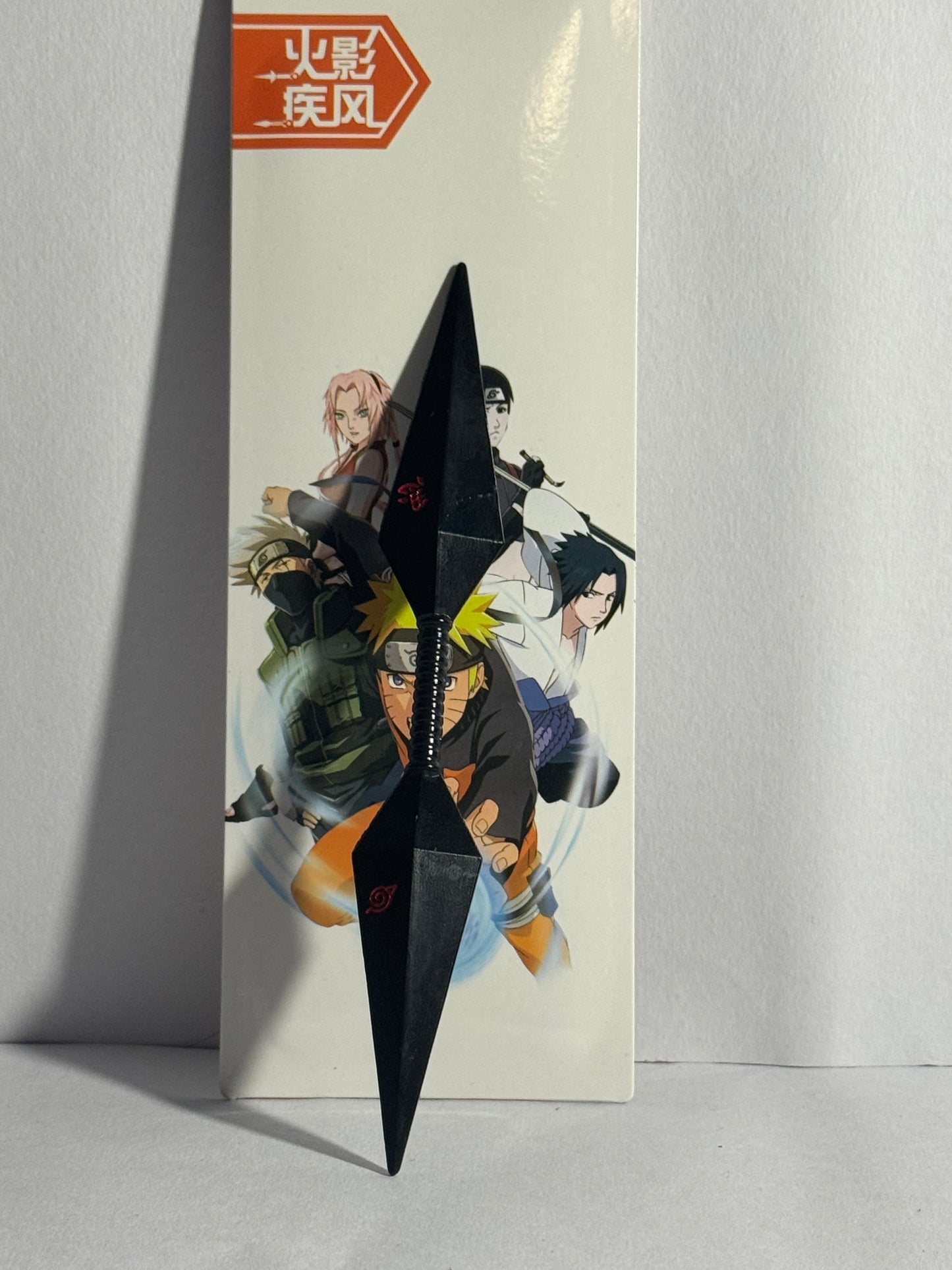 Asuma’s Chakra Blade – 3D Printed Kunai Toy | Metallic Black Anime Replica (1 Pc)
