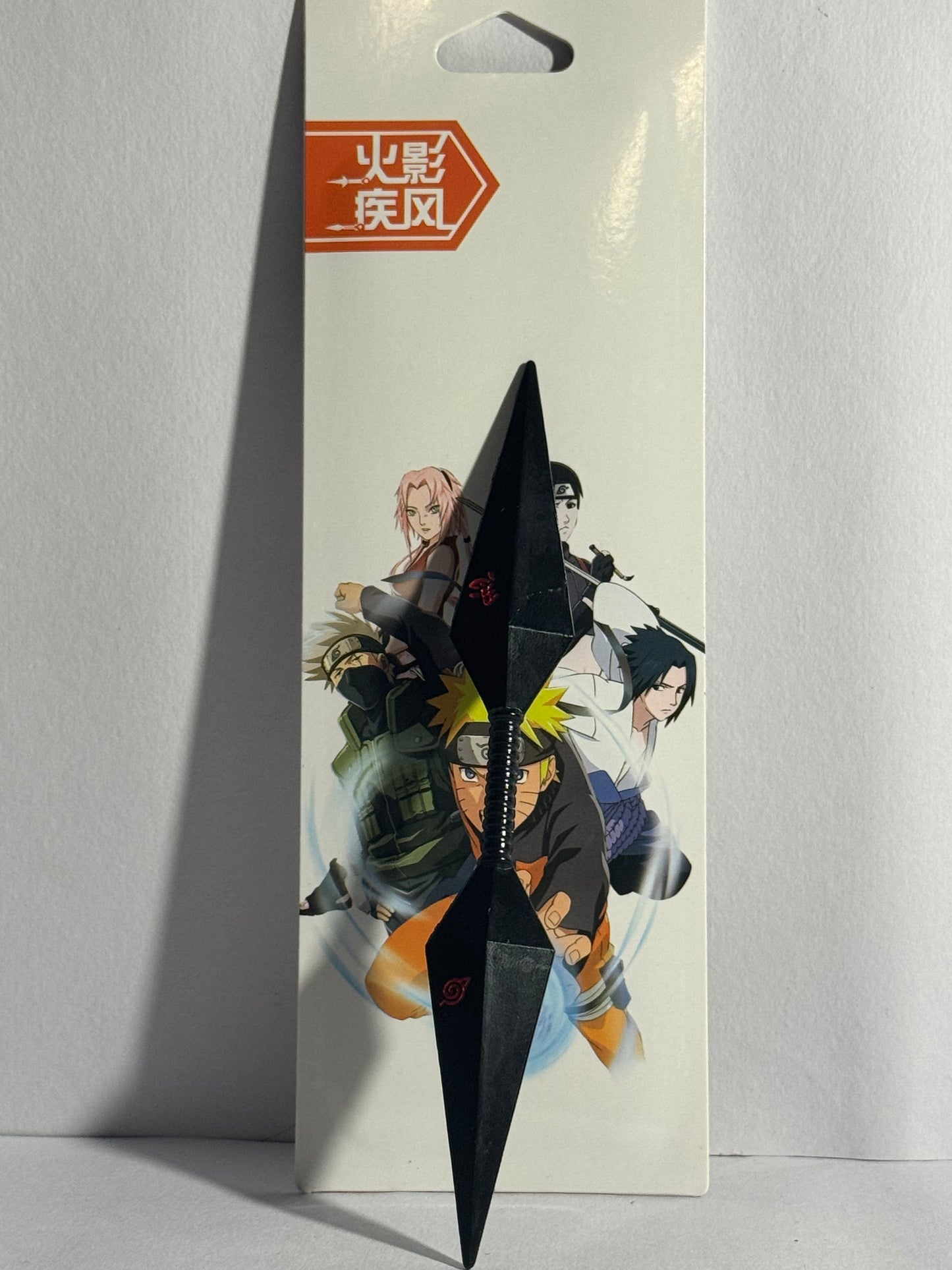 Asuma’s Chakra Blade – 3D Printed Kunai Toy | Metallic Black Anime Replica (1 Pc)