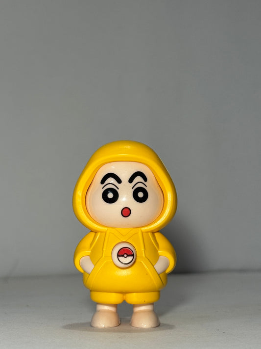Shinchan Face Changing Keychain – 3D Cartoon Character Key Holder